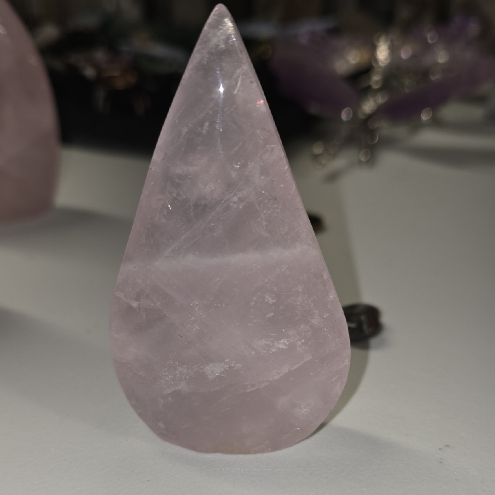 Rose Quartz Tear Drop